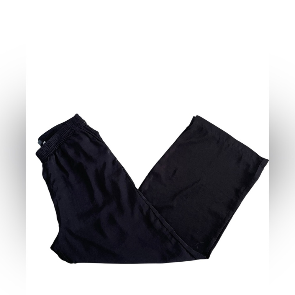 H&M Divided Black Silky Wide Leg Casual‎ Pants 6